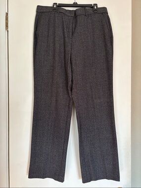 Sag Harbor Dark Gray Women's Straight-Leg Trousers